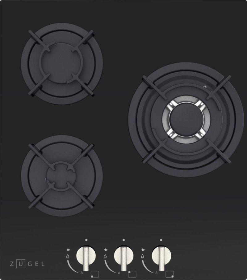 Встраиваемая газовая варочная панель Zugel ZGH452B Встраиваемая газовая варочная панель Zugel ZGH452B