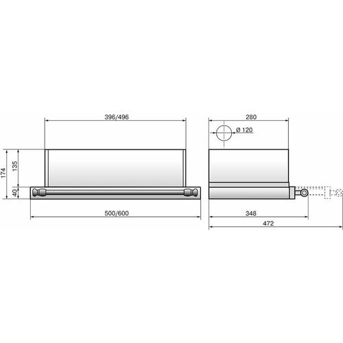 Кухонная вытяжка Elikor: Интегра 50П-400-В2Л антрацит/рейлинг бронза