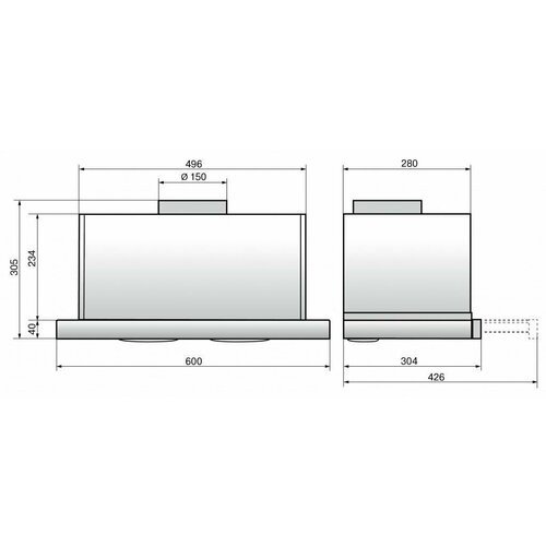 Кухонная вытяжка Elikor: Интегра S2 60П-700-В2Д белый/белый