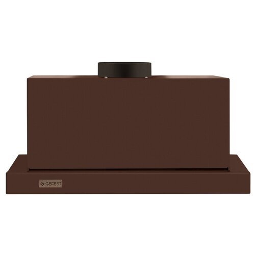Встраиваемая вытяжка GEFEST ВО-4501 К17, цвет корпуса коричневый, цвет окантовки/панели коричневый