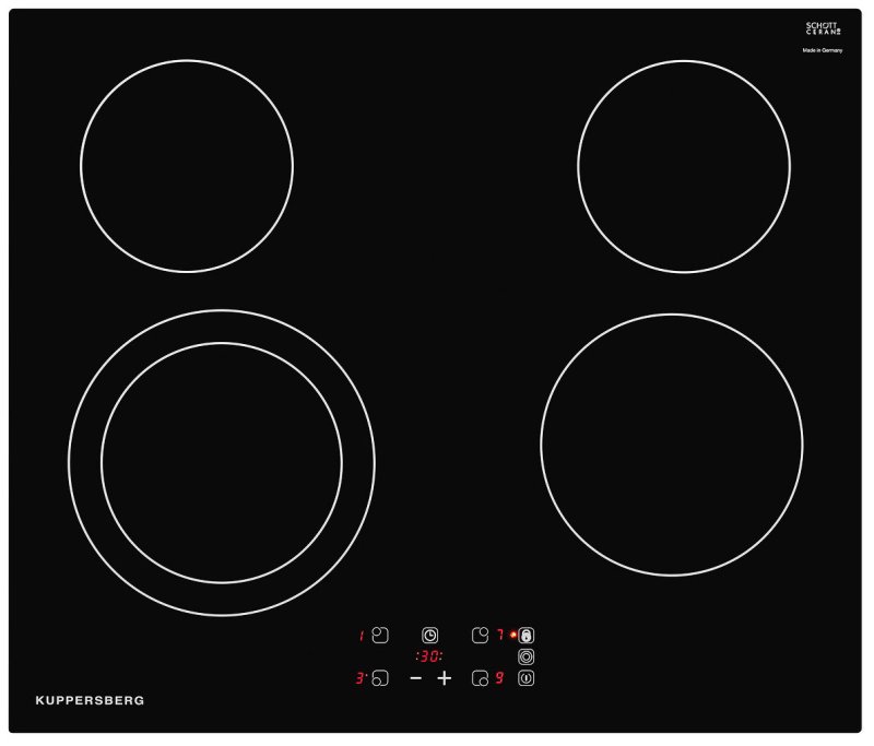 Встраиваемая электрическая варочная панель Kuppersberg ESO 602 Встраиваемая электрическая варочная панель Kuppersberg ESO 602